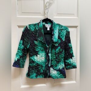 Joseph Ribkoff Multicolor Textured Blouse